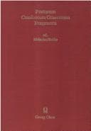 Tapa de Poetarum Comicorum Graecorum Fragmenta