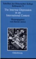 Tapa de The interwar depression in an international context
