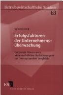 Tapa de Erfolgsfaktoren der Unternehmensüberwachung