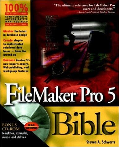 Tapa de Filemaker Pro 5 Bible