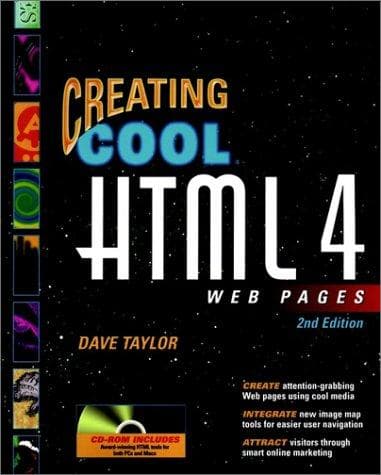 Tapa de Creating cool HTML 4 web pages