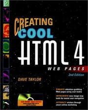 Tapa de Creating cool HTML 4 web pages