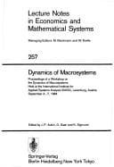 Tapa de Dynamics of Macrosystems