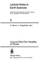 Tapa de Long and Short Term Variability of Climate