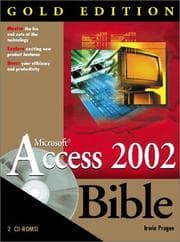 Tapa de Access 2002 bible, gold edition