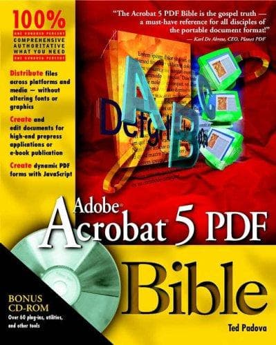Tapa de Adobe Acrobat 5 PDF bible