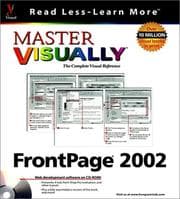 Tapa de Master VISUALLY FrontPage 2002