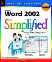 Tapa de Word 2002 simplified