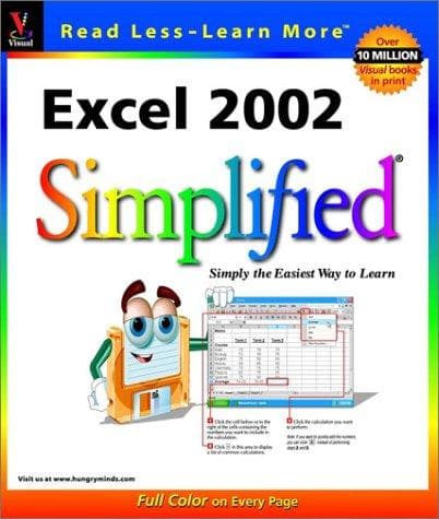 Tapa de Excel 2002 simplified