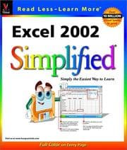 Tapa de Excel 2002 simplified