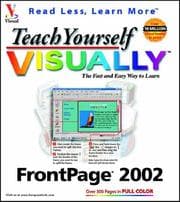 Tapa de Teach yourself visually FrontPage 2002