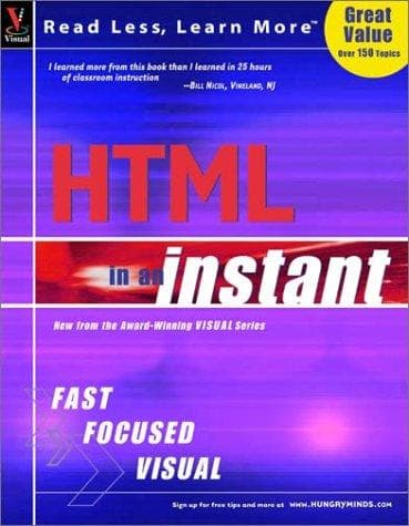 Tapa de HTML in an instant