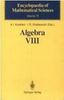 Tapa de Algebra VIII