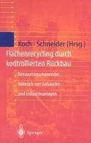 Tapa de Flächenrecycling Durch Kontrollierten Rückbau