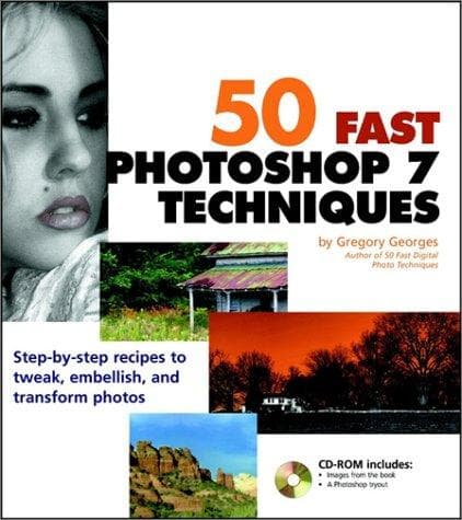 Tapa de 50 Fast Photoshop 7 Techniques