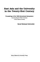 Tapa de East Asia and the university in the twenty-first century