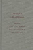 Tapa de Levinas and Biblical Studies