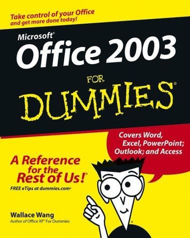 Tapa de Office 2003 for Dummies