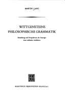 Tapa de Wittgensteins philosophische Grammatik