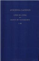 Tapa de Liber De Anima Seu Sextus De Naturalibus (Avicenna Latinus , Part 1&3)