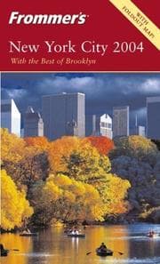 Tapa de Frommer's New York City 2004