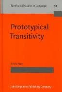 Tapa de Prototypical Transitivity (Typological Studies in Language)