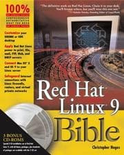 Tapa de Red Hat Linux 9 Bible