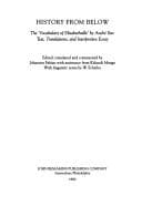 Tapa de History from Below (Creole Language Library)