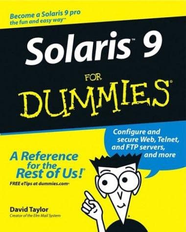 Tapa de Solaris 9 for dummies