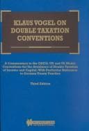 Tapa de Klaus Vogel on Double Taxation Conventions