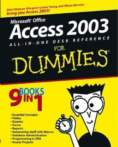 Tapa de Access 2003 All-in-One Desk Reference for Dummies