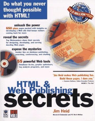 Tapa de HTML & Web publishing secrets