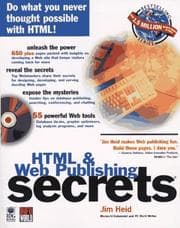 Tapa de HTML & Web publishing secrets