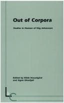 Tapa de Out of corpora