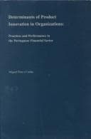 Tapa de Determinants of product innovation in organizations