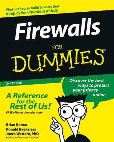 Tapa de Firewalls for dummies