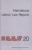 Tapa de International Labour Law Reports
