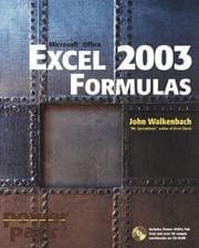 Tapa de Excel 2003 Formulas