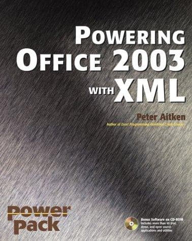 Tapa de Powering Office 2003 with XML