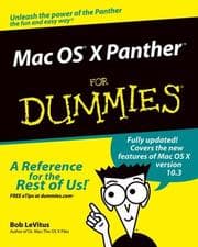 Tapa de Mac OS X Panther for dummies