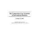 Tapa de Comparative Law Yearbook of International Business