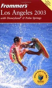 Tapa de Frommer's 2003 Los Angeles With Disneyland & Palm Springs (Frommer's)