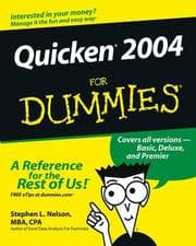 Tapa de Quicken 2004 for dummies