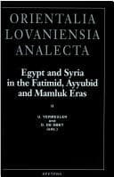 Tapa de Egypt and Syria in the Fatimid, Ayyubid and Mamluk Eras II