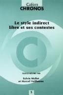 Tapa de Le style indirect libre et ses contextes.