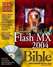 Tapa de Macromedia Flash MX 2004 bible