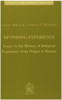Tapa de Divinising experience