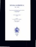 Tapa de Studia Patristica Vol. XXXV - Ascetica, Gnostica, Liturgica, Orientalia