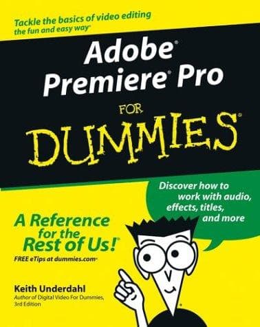 Tapa de Adobe Premiere Pro for Dummies