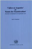 Tapa de 'Cijfers en Aequaties' en 'Kennis der Staatskrachten'